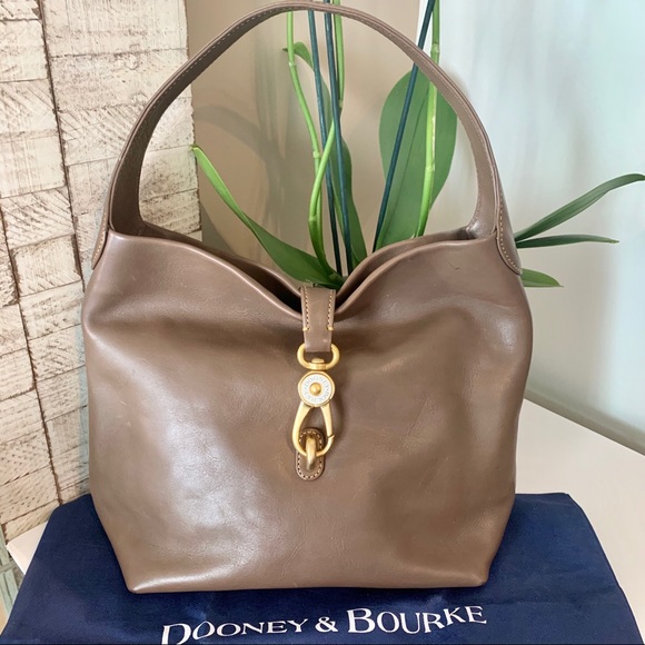 Dooney Bourke Bags Dooney Bourke Belvedere Logo Lock Shoulder Bag Poshmark